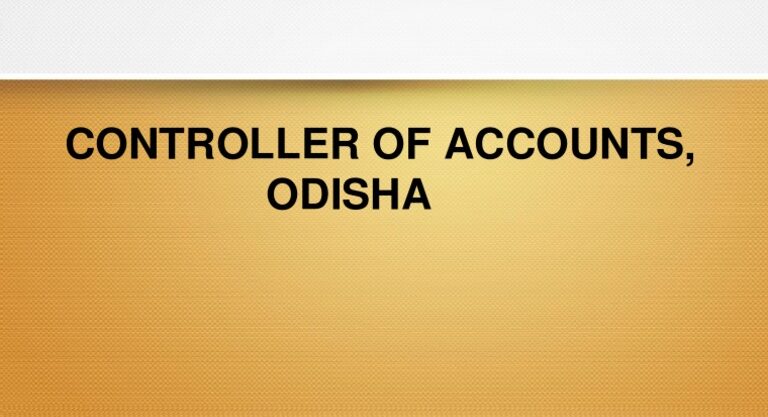 Controller of Accounts Odisha