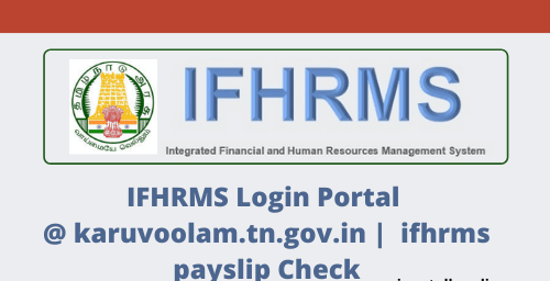 IFHRMS login portal and pay slip check