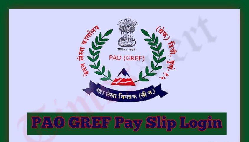 PAO GREF Pay Slip and Online Login Process