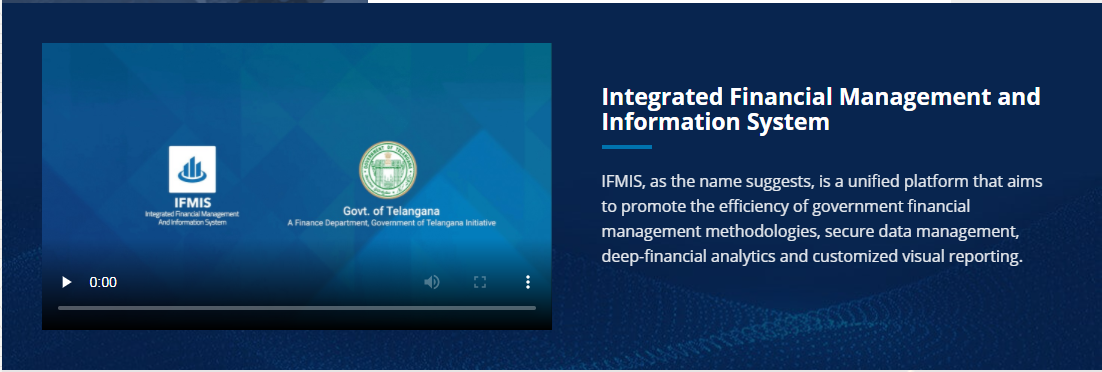 IFMIS Telangana Login Online