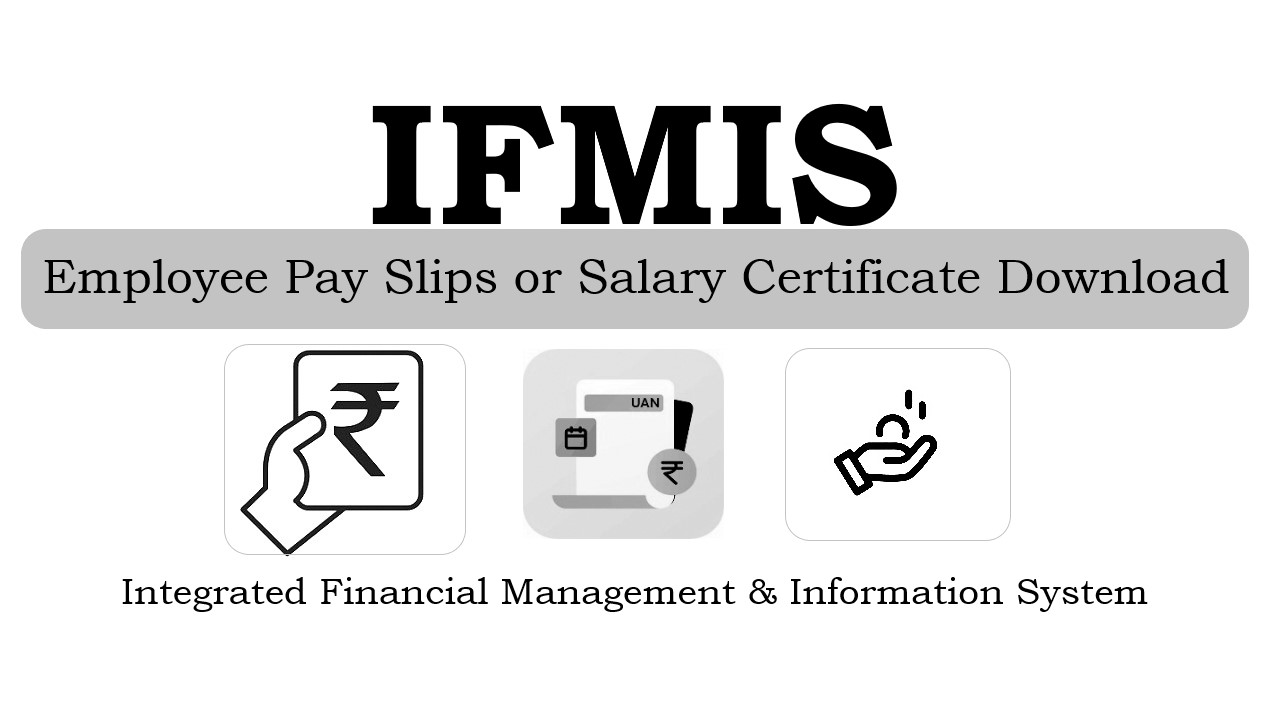 IFMIS MP Treasury Employee Pay Slip or Salary Certificate