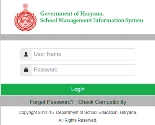 MIS Haryana Portal Login Online