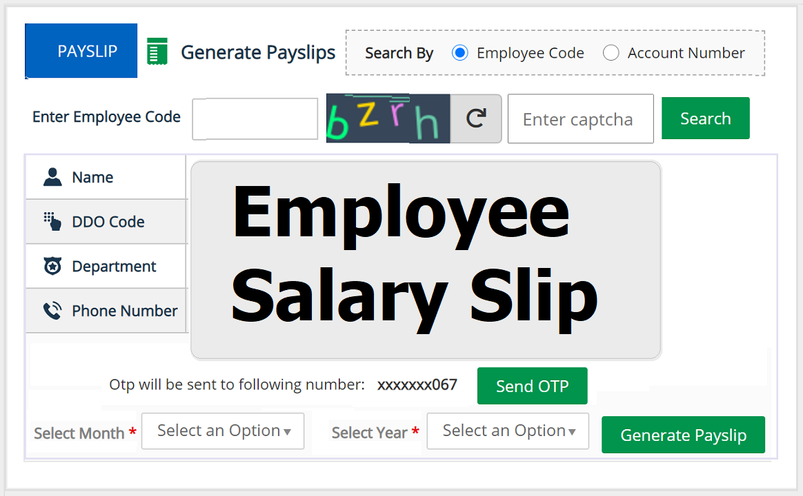 Goa employee salary slip website