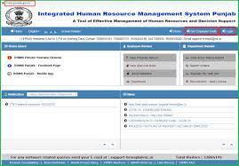 Punjab Employee Salary Slip via IHRMS Portal